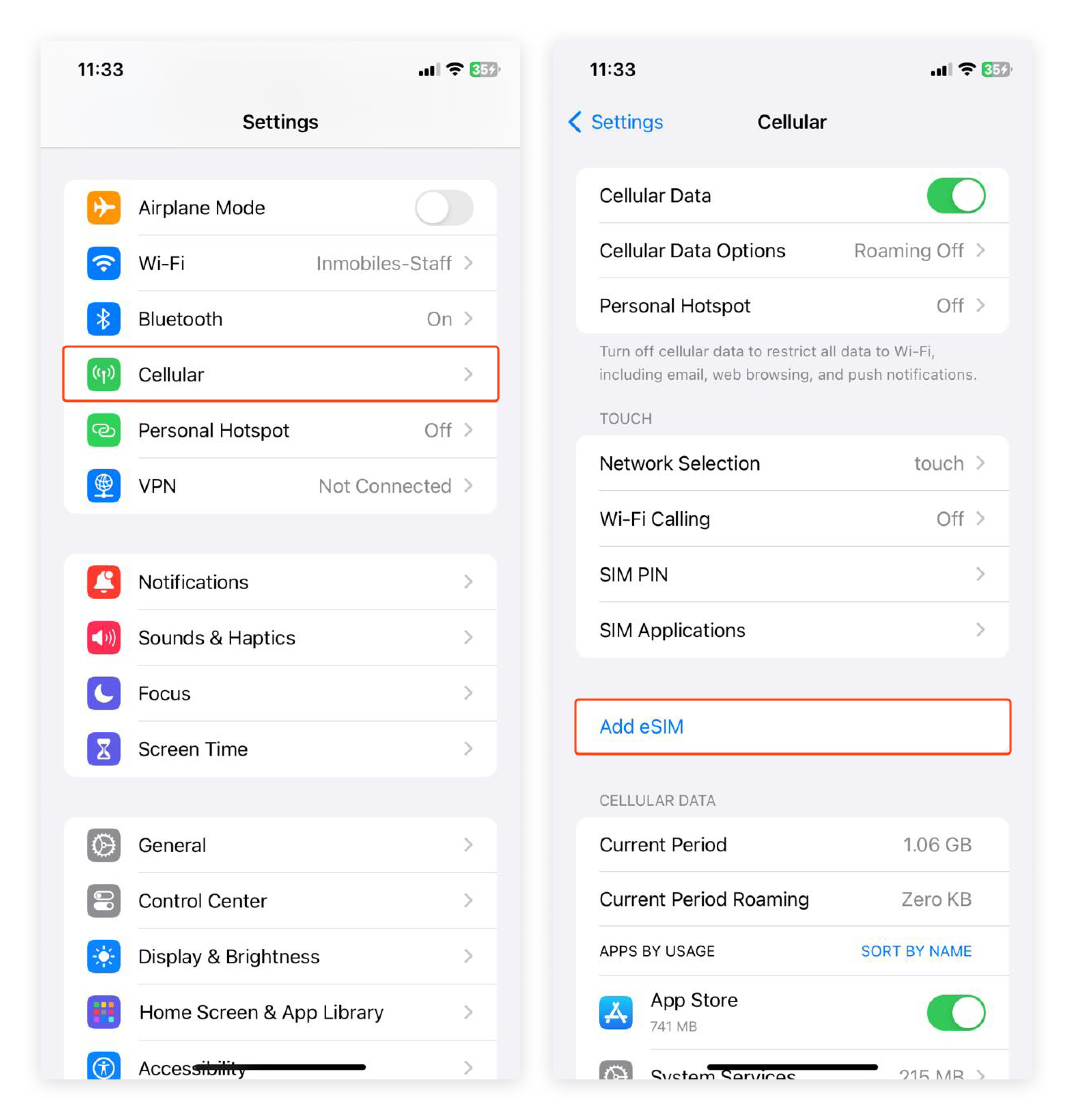 add esim  to activate esim on iphone 15